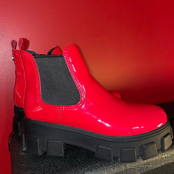 Circus by Sam Edelman Shoes - CIrcus by Sam Edelman red chelsea booties 8